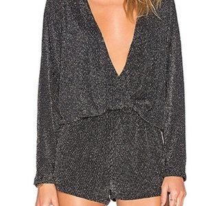 Fashionable Long Sleeve Shine Romper